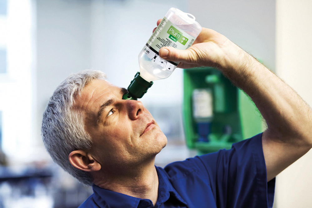 BOUTEILLE DE RINÇAGE POUR LES YEUX prête à l'emploi 500 ml