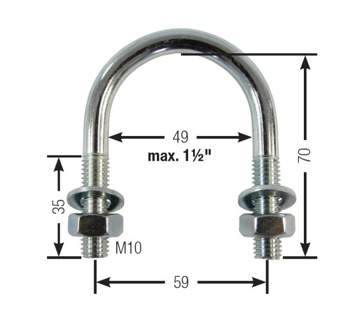 Suevia Etrier de fixation pour Modèle 370