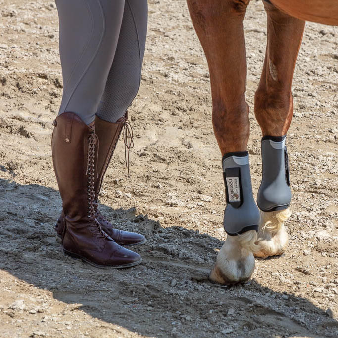 Busse Bottes d'équitation en cuir Laval - marrons