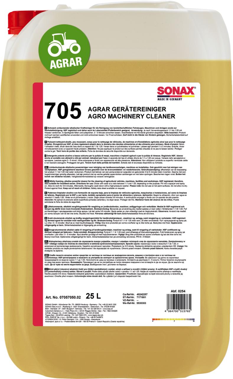 Sonax AGRAR Nettoyant pour ustensiles 25 L