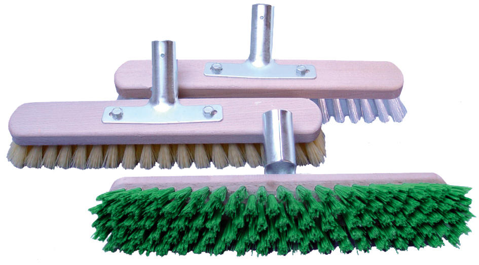 Brosse de balai-brosse avec poils poly jaunes