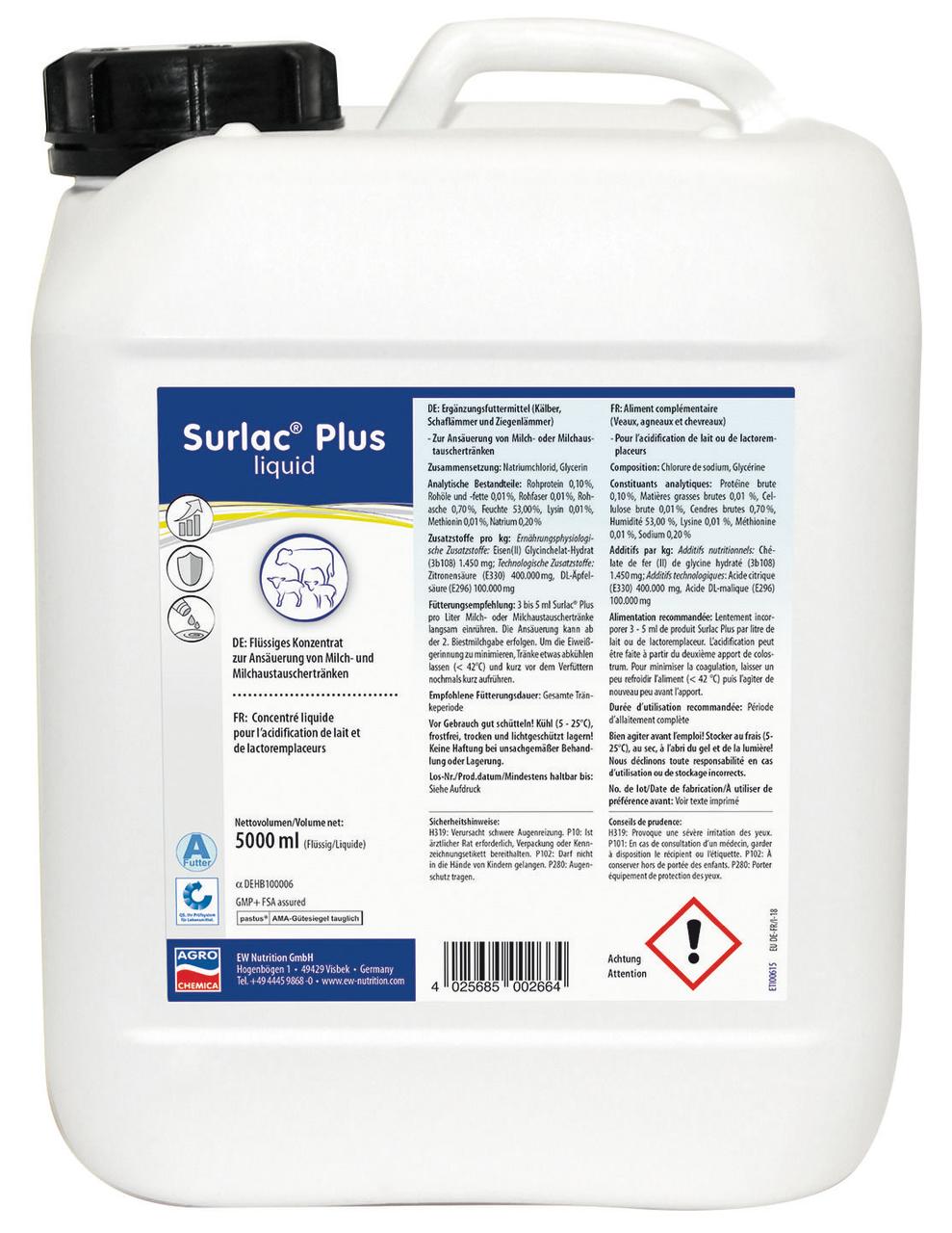 EW Nutrition Surlac® Plus Liquid 5000 ml