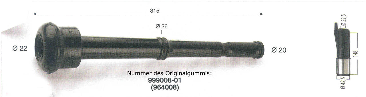 DeLaval Original ALFA LAVAL 08-01 long HARMONY TF