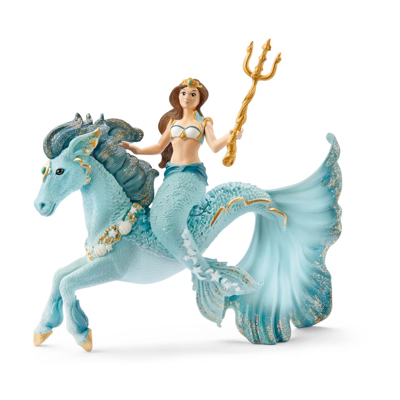 Schleich Sirène Eyela sur cheval de mer