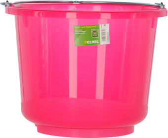 Kerbl Seau pour étable et chantier, transparent, 12 l