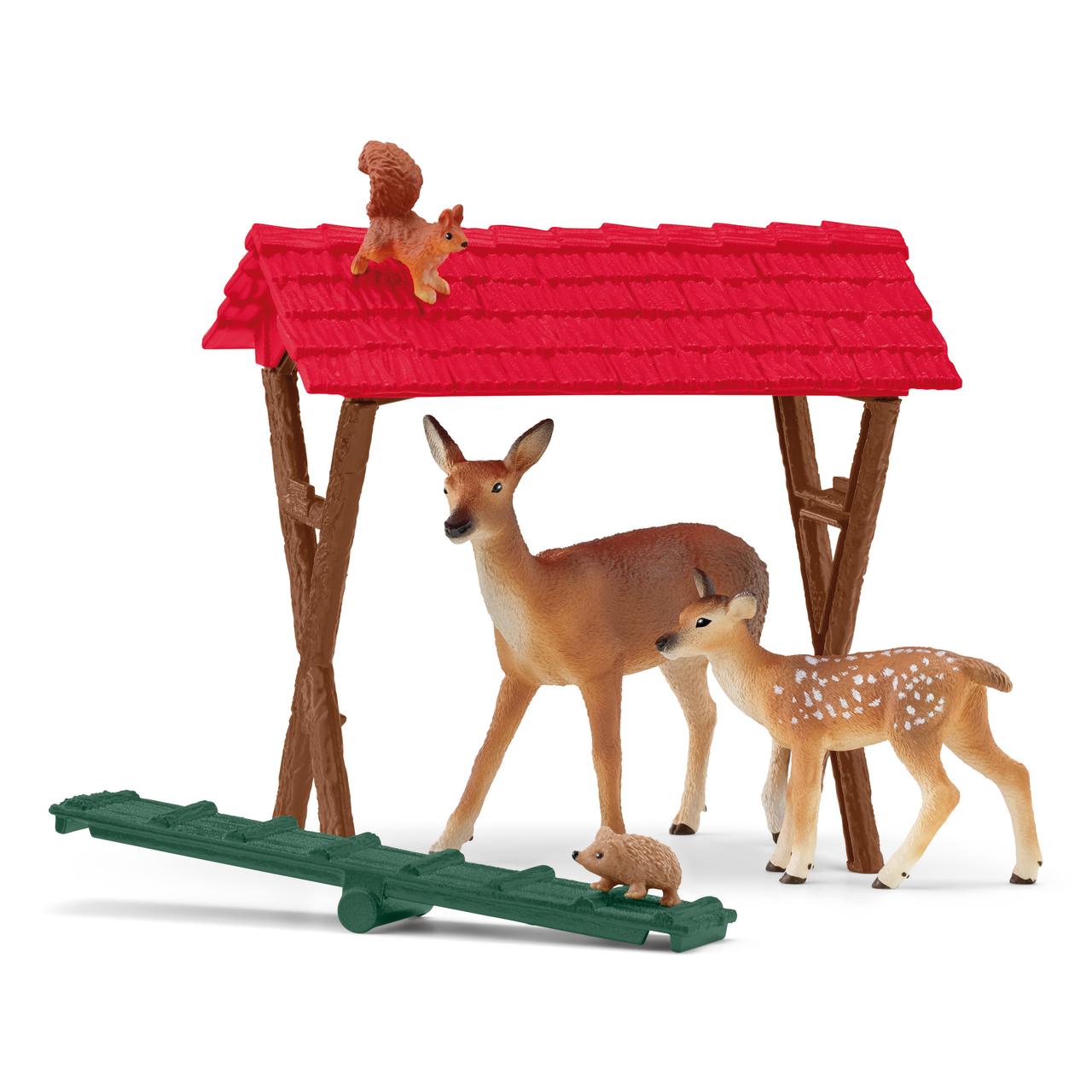 Schleich Cabane des animaux de la forêt