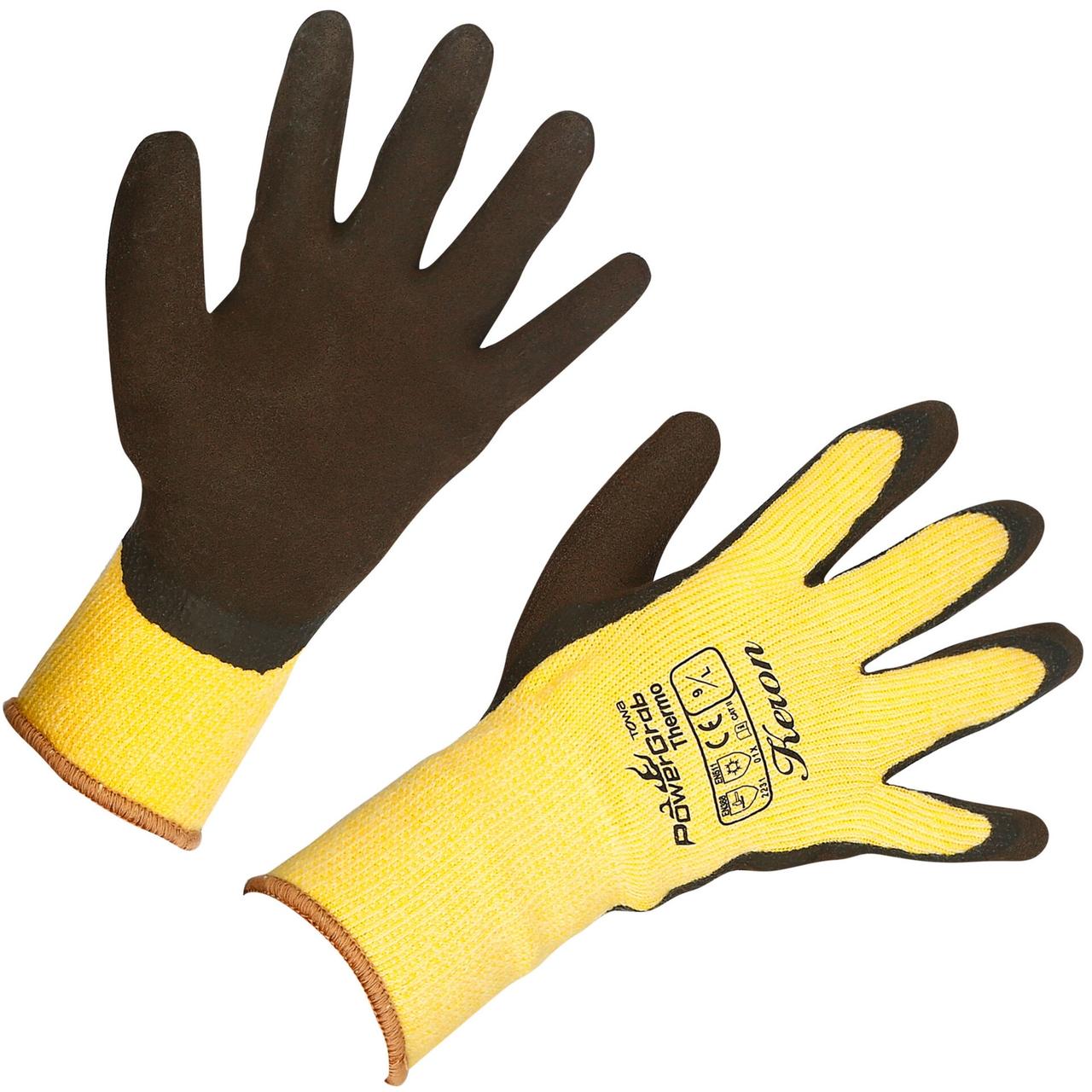 Kerbl Gants d'hiver PowerGrab Thermo jaunes