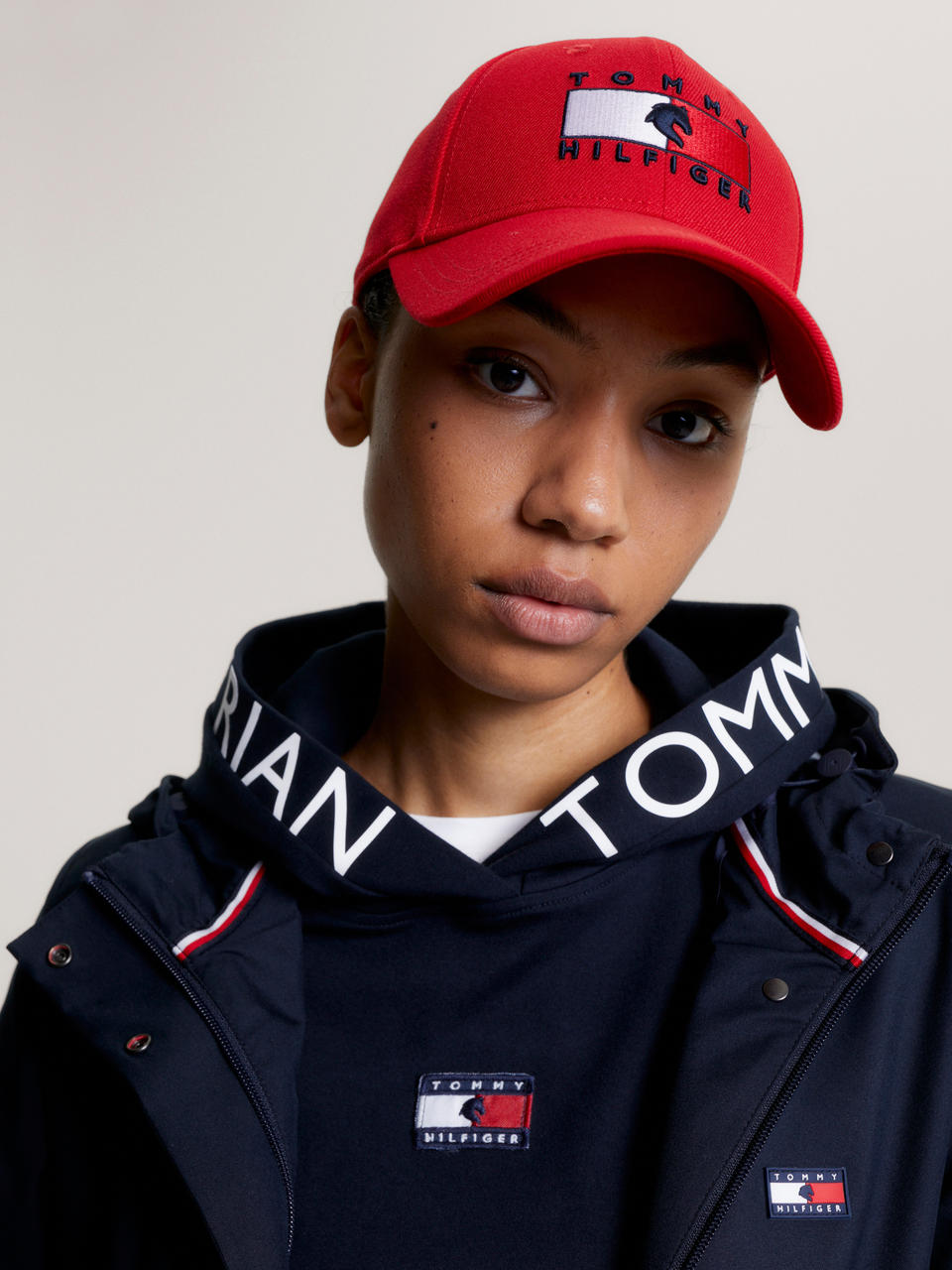 Tommy Hilfiger Casquette Montréal Flag Logo hydrofuge