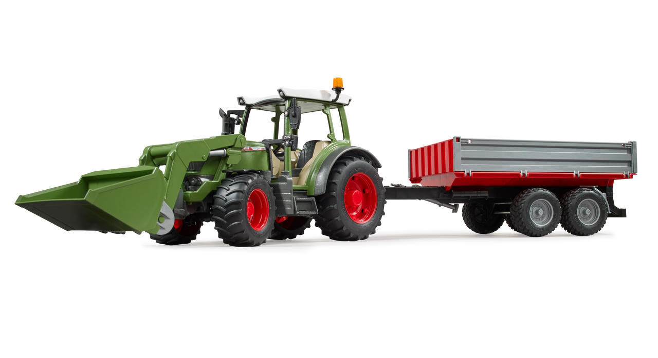 Bruder Fendt Vario 211 avec chargeur et remorque