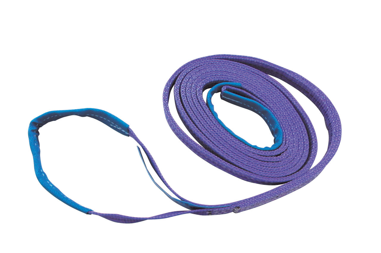 Kerbl Elingue double boucle, 4 m, violette, 1000 kg de charge admissible