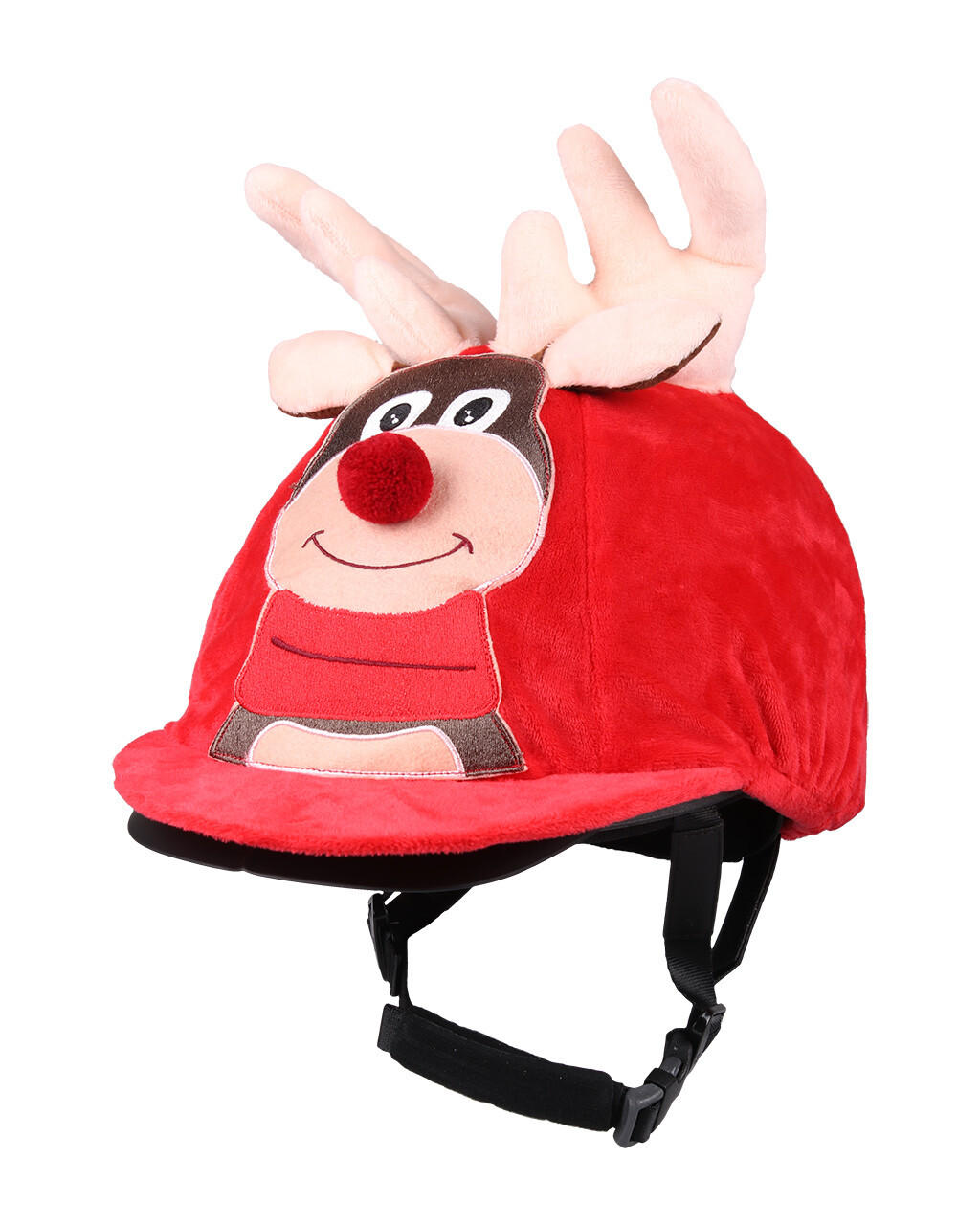 QHP Toque pour casque Noël Rudolph