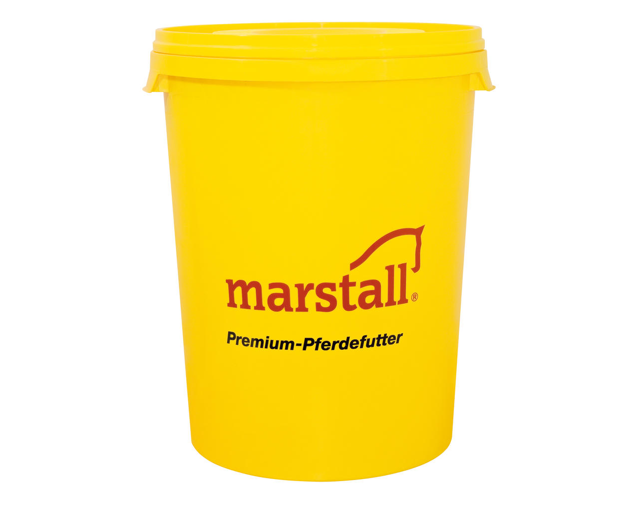 marstall Fût pour aliments avec couvercle, jaune, 60 L