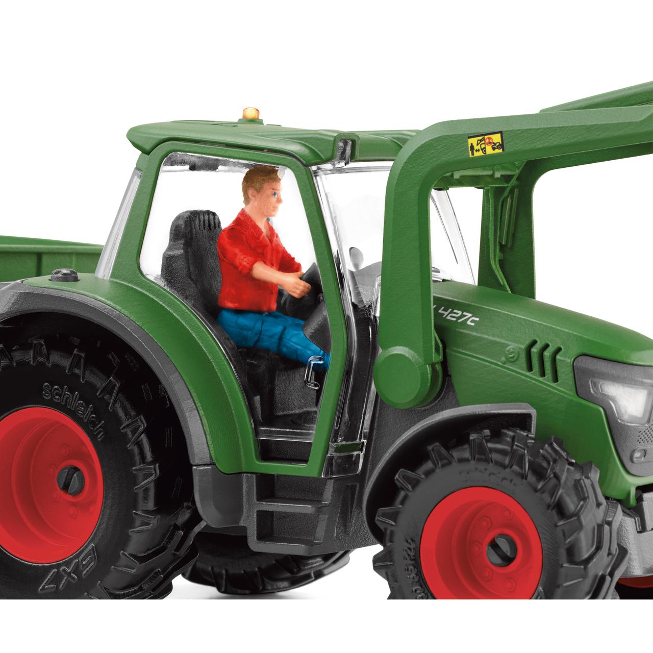 Schleich Tracteur et remorque