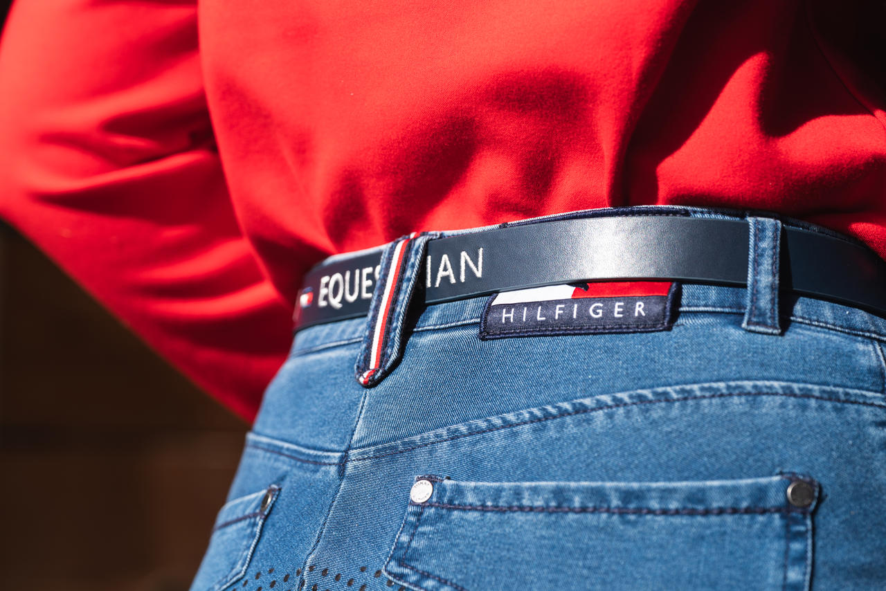 Tommy Hilfiger Palermo Ceinture en similicuir brodé