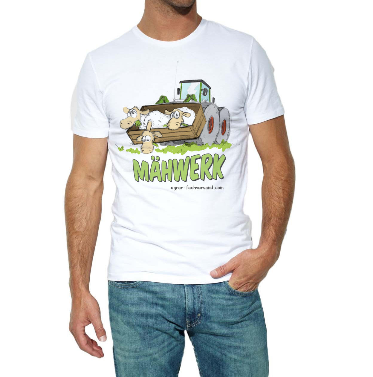 T-SHIRT "Mähwerk", 100 % coton