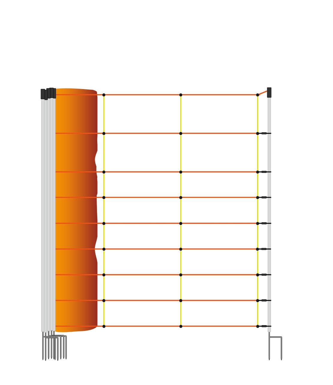 Göbel EURONETZ KOMBI Filet pour moutons, hauteur 90 cm