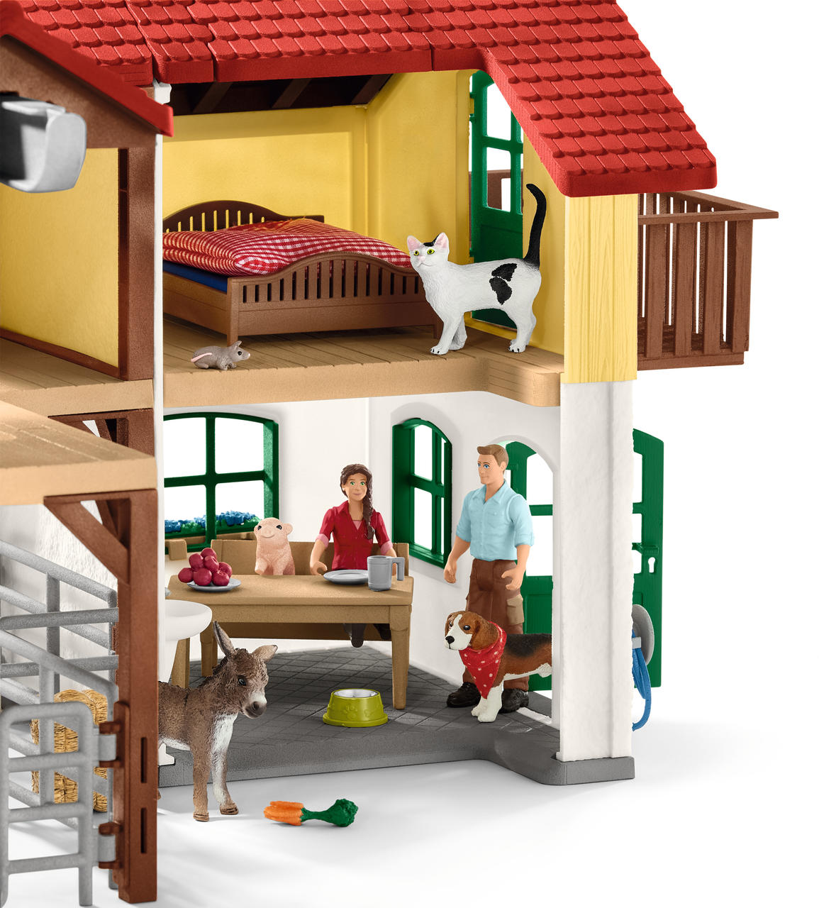 Schleich Ferme avec étable et animaux (52 pcs.)