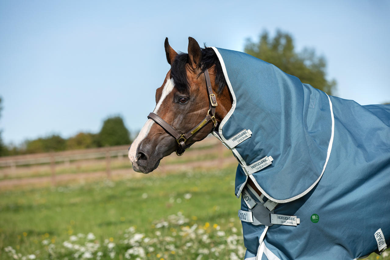 Horseware Couverture d'extérieur Amigo® AmECO 12 Plus (Légère 0g)