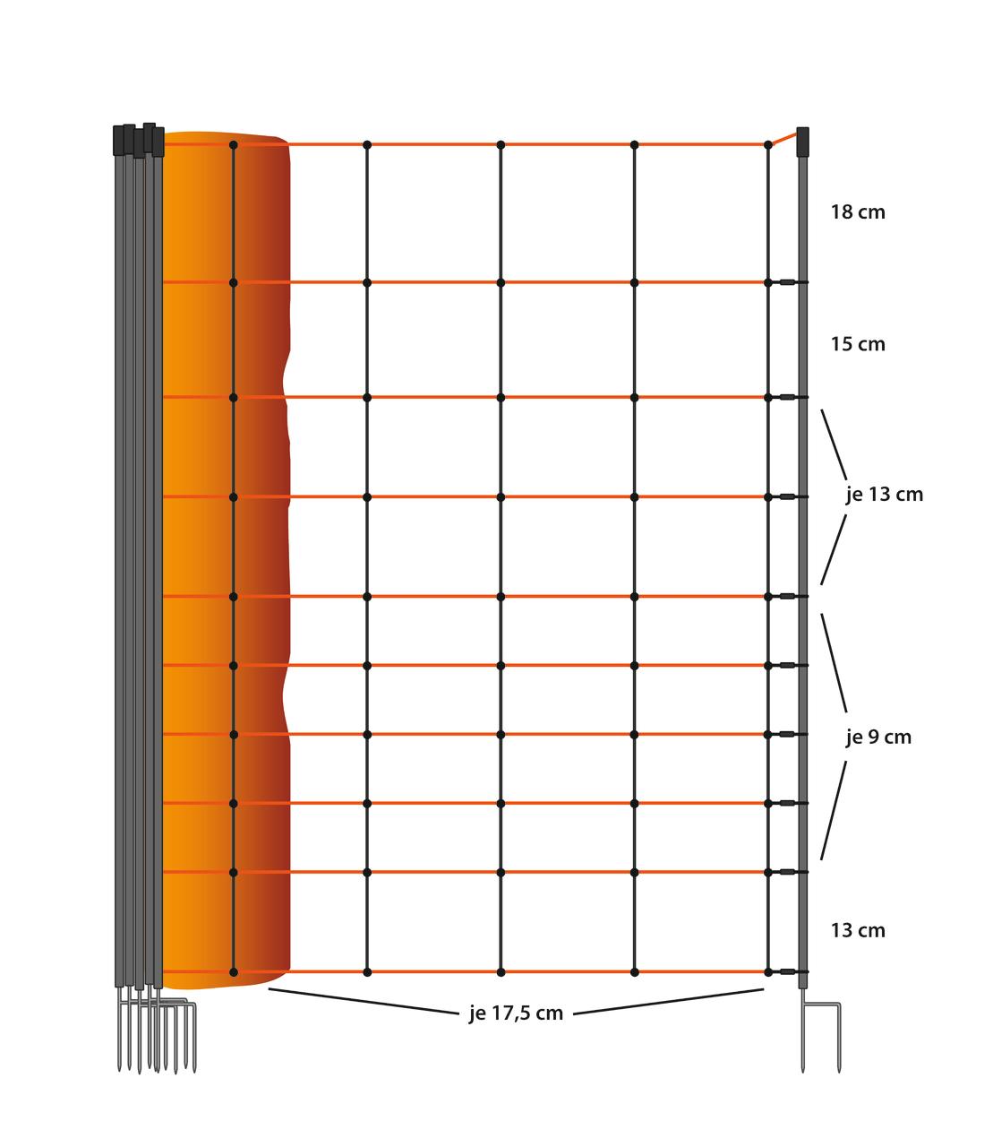 AKO TitanNet Filet pour moutons 108 cm