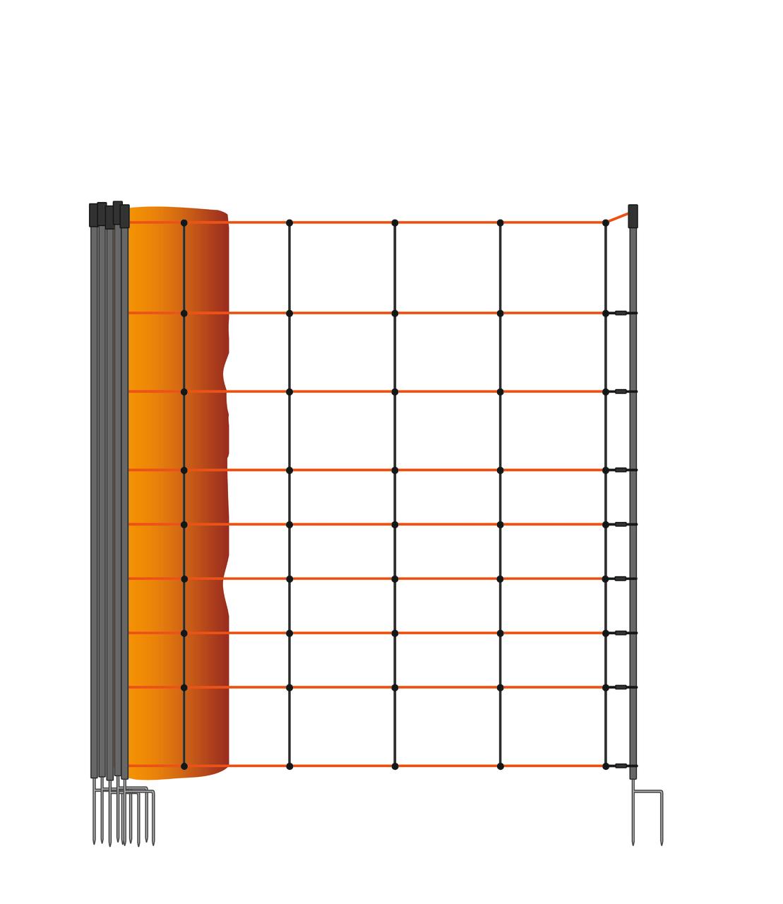 AKO TitanNet- Filet combiné pour moutons, 90 cm