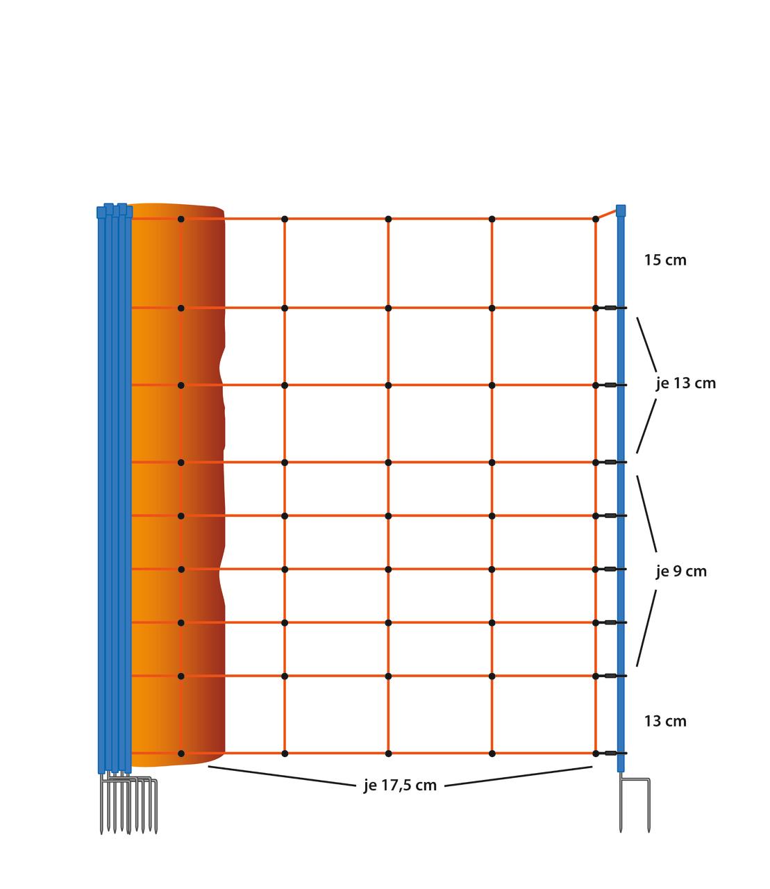 AKO OviNet Premium - filet mouton 90 cm, 50 m