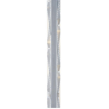 AKO Piquet de clôture PVC - TITAN - 110 cm, blanc