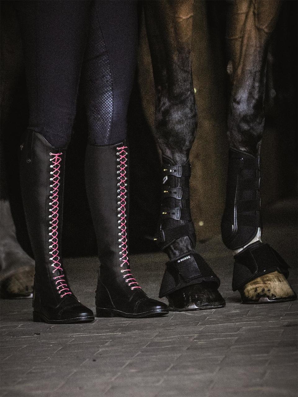 Busse Bottes d'équitation en cuir Laval - noires