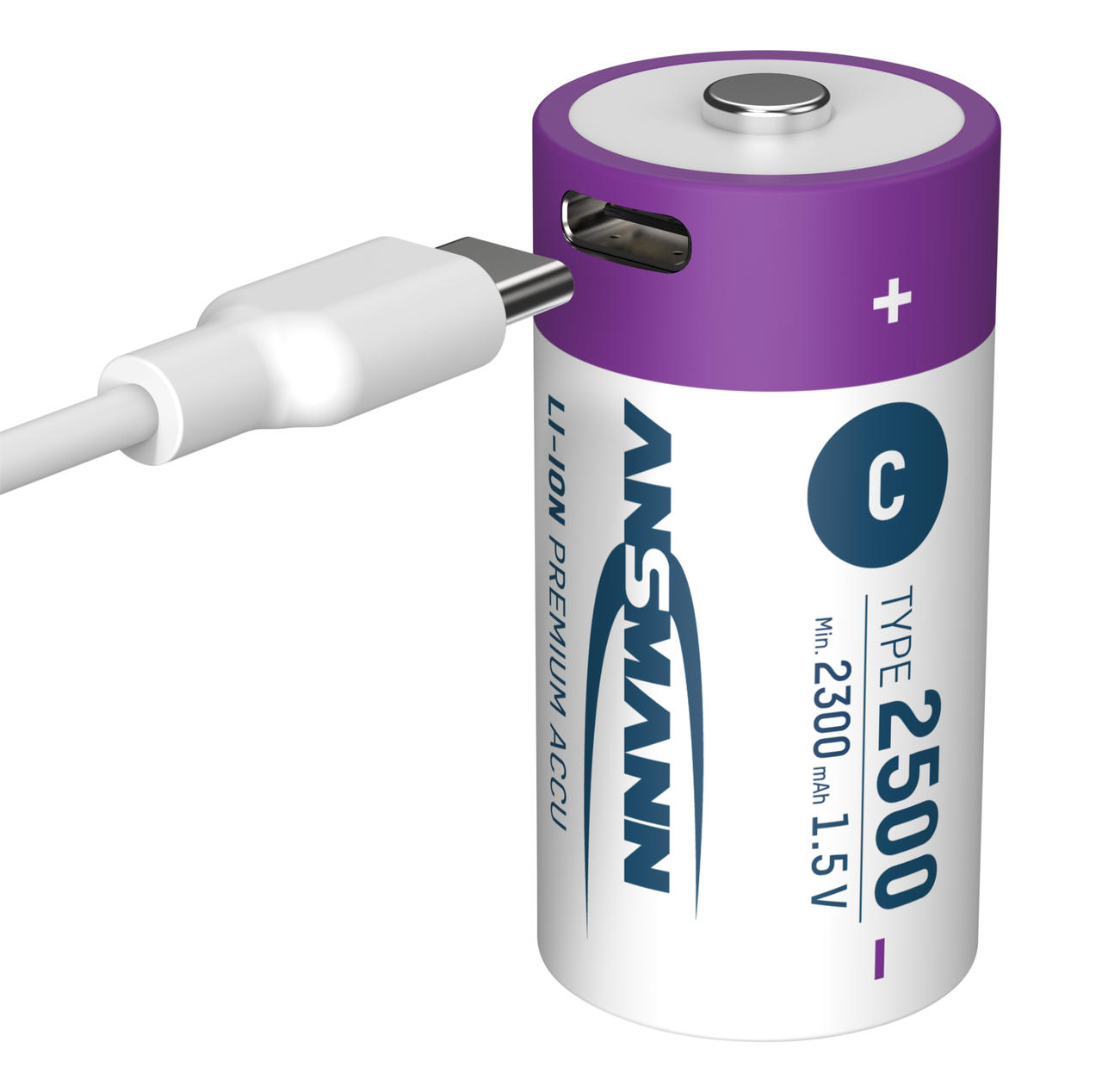 Ansmann Batterie rechargeable Li-Ion Baby C - 2 500 mAh