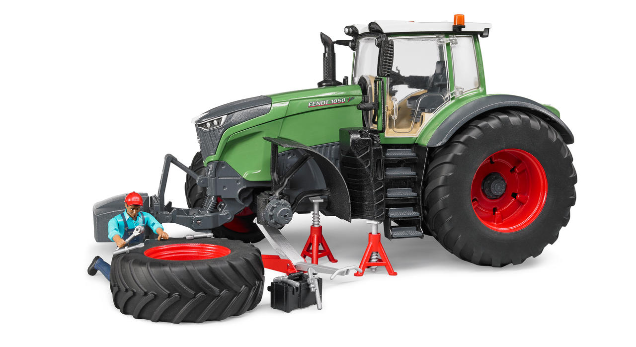 Bruder Fendt 1050 Vario avec mécanicien et atelier