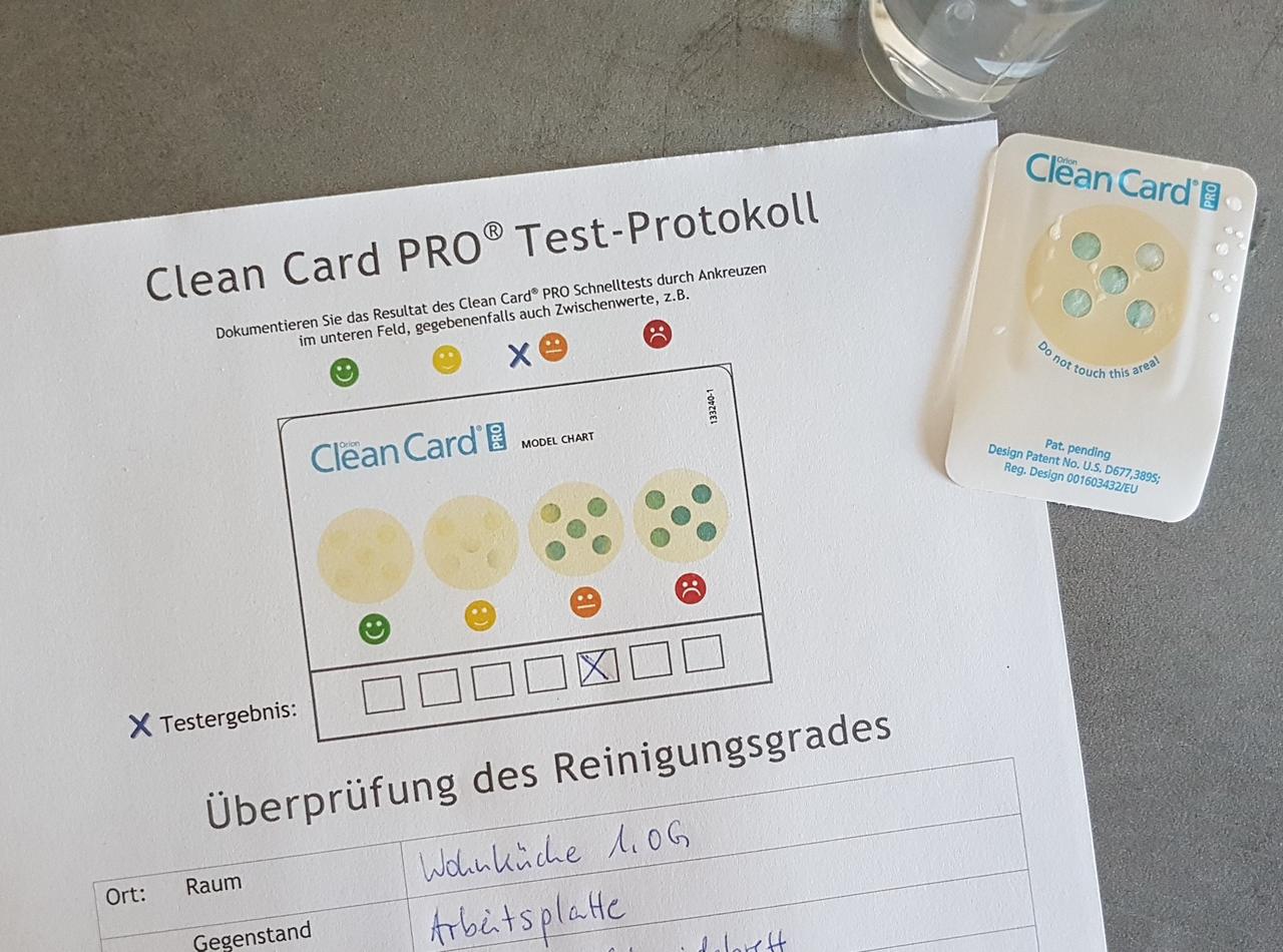 Kit de démarrage "Clean Card PRO" - 25 tests