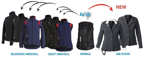 Helite Gilet Airbag Zip'in