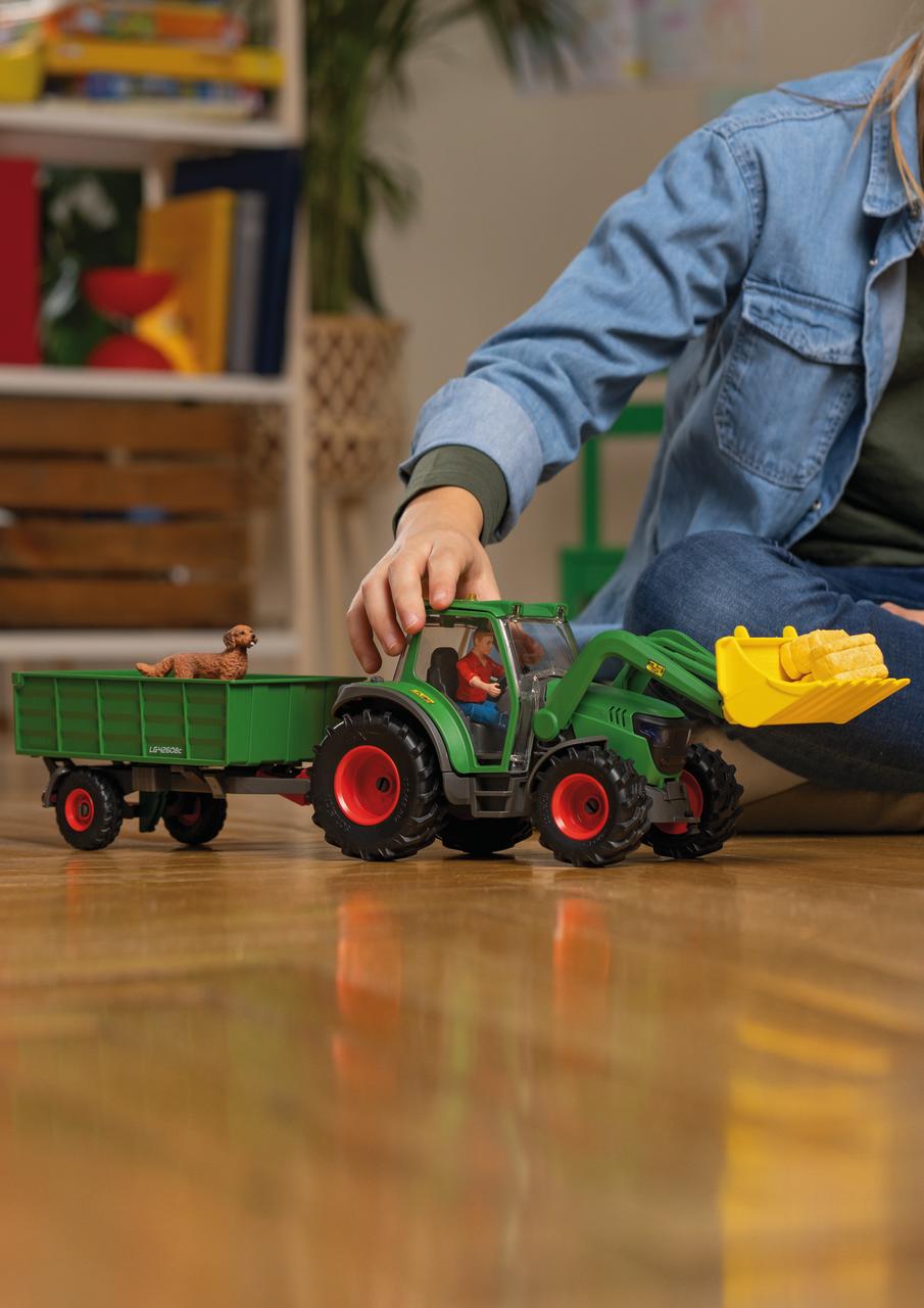 Schleich Tracteur et remorque