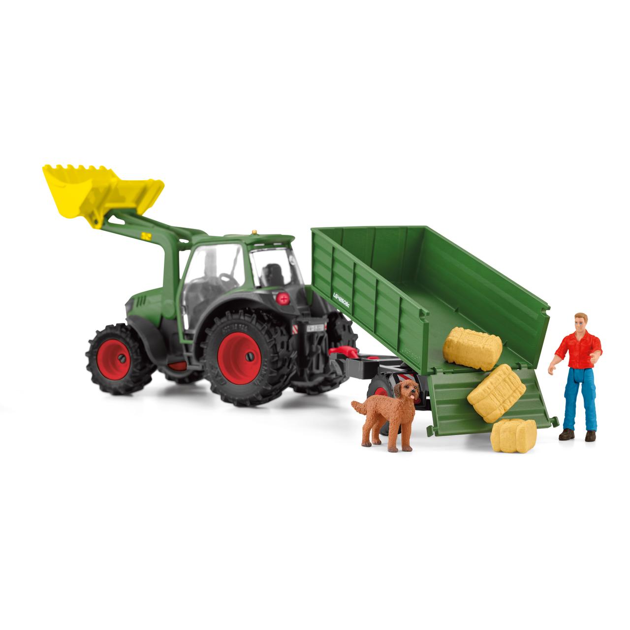 Schleich Tracteur et remorque