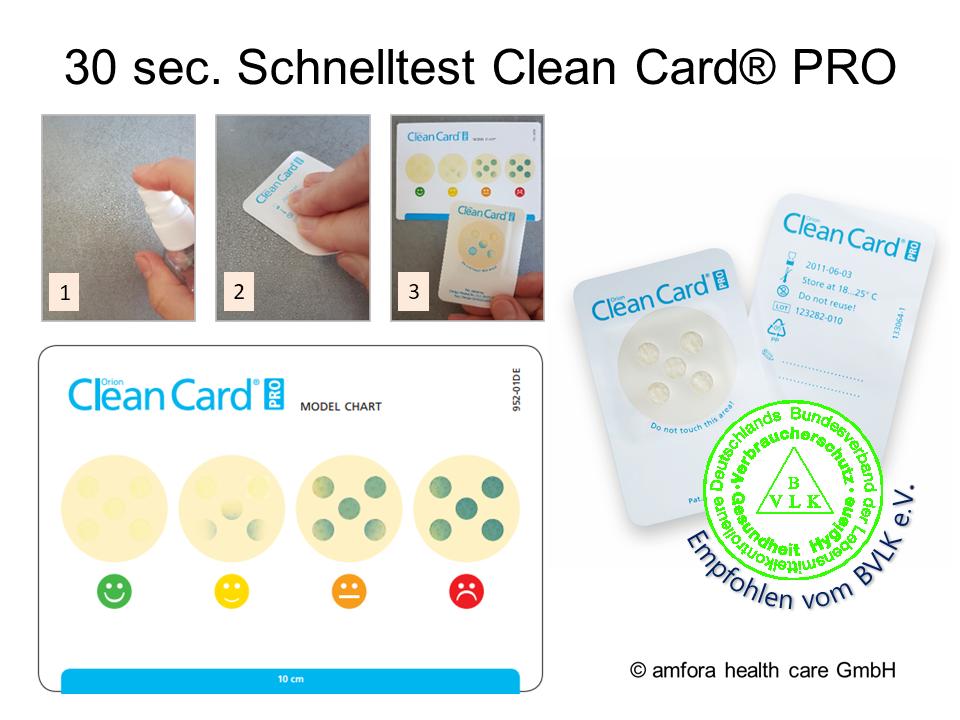 Kit de démarrage "Clean Card PRO" - 25 tests