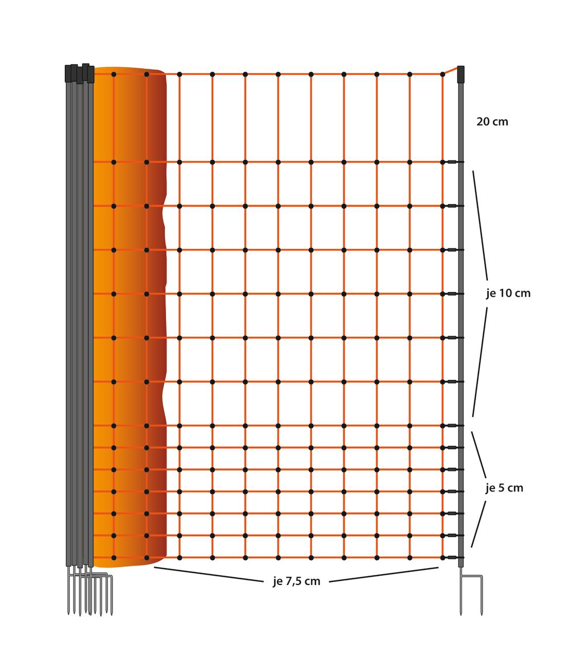 Göbel EURONETZ / Clôture pour volailles, hauteur 112 cm