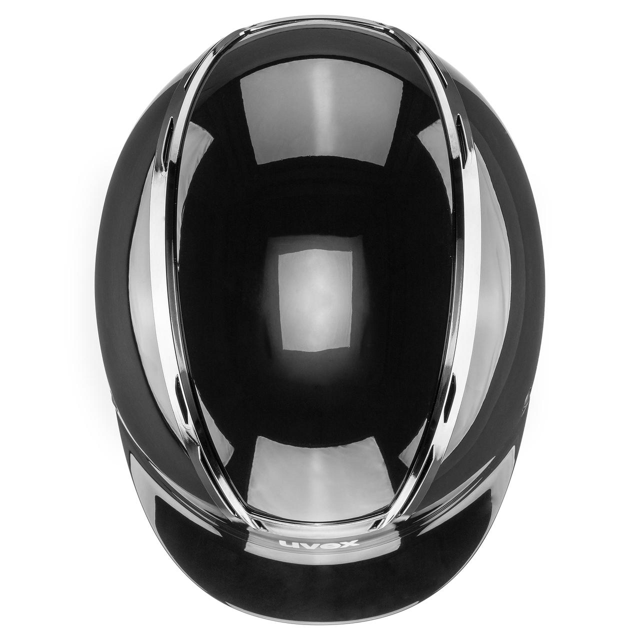 uvex Casque d'équitation exxeed shiny chrome