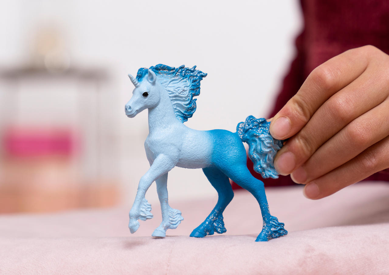 Schleich Poulain Licorne de flammes d'Eau Elementa