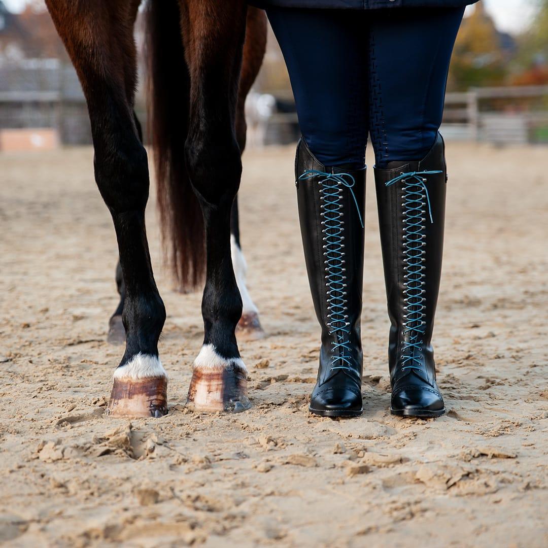 Busse Bottes d'équitation en cuir Laval - noires