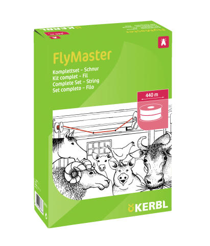 Kerbl Cordon Adhésif attrape-mouches d'étables FlyMaster