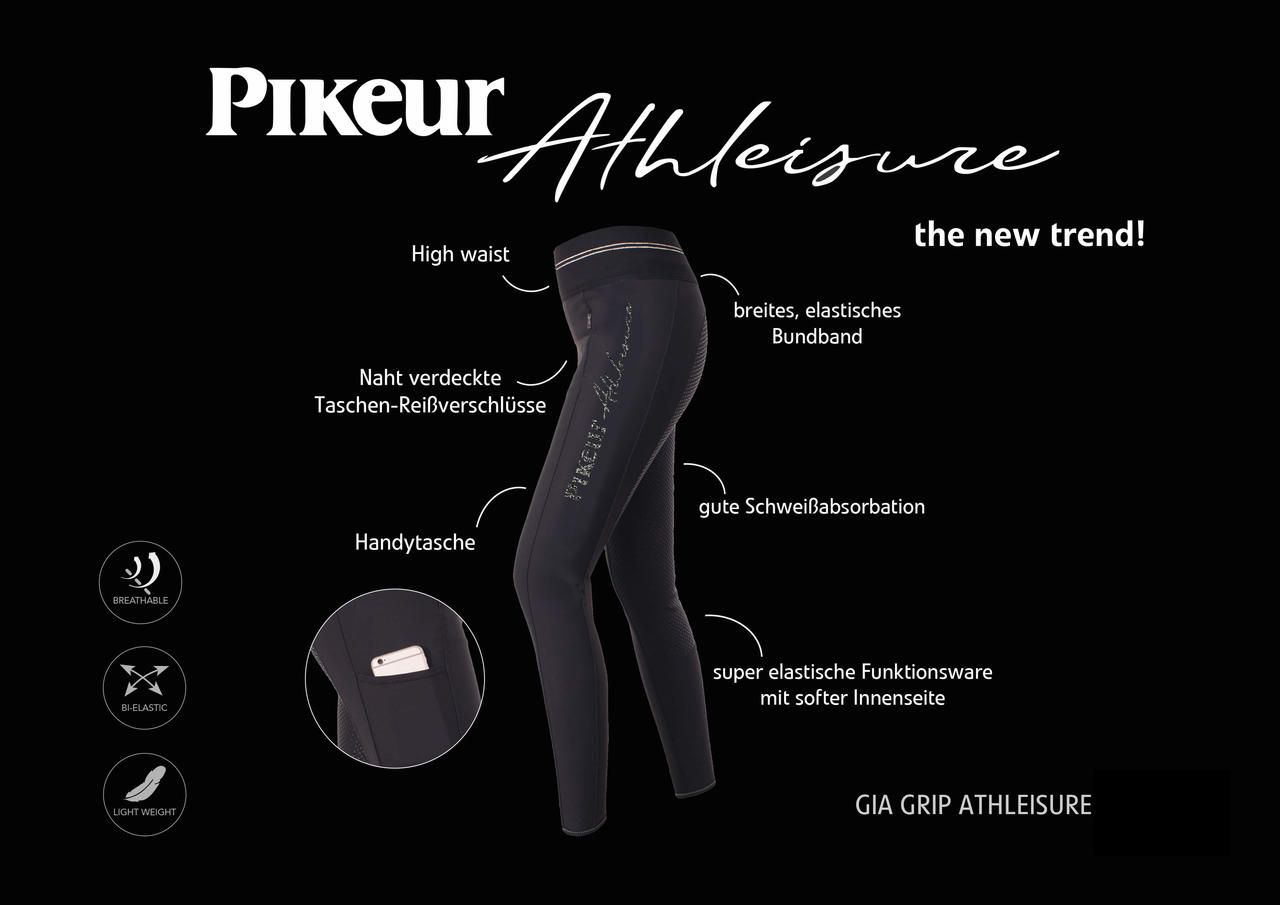 Pikeur Pantalon d'équitation Gia Grip Athleisure