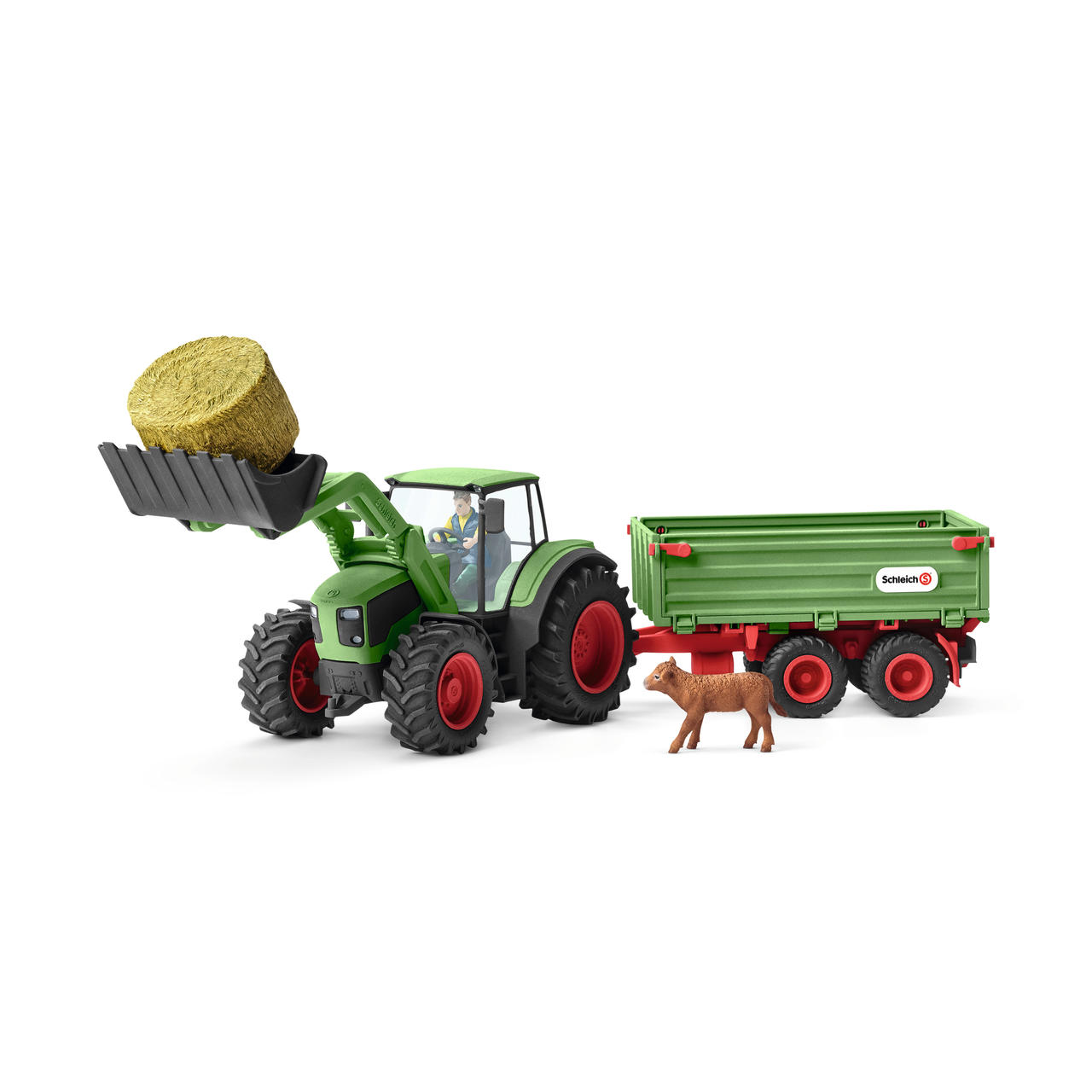 Schleich Tracteur avec remorque