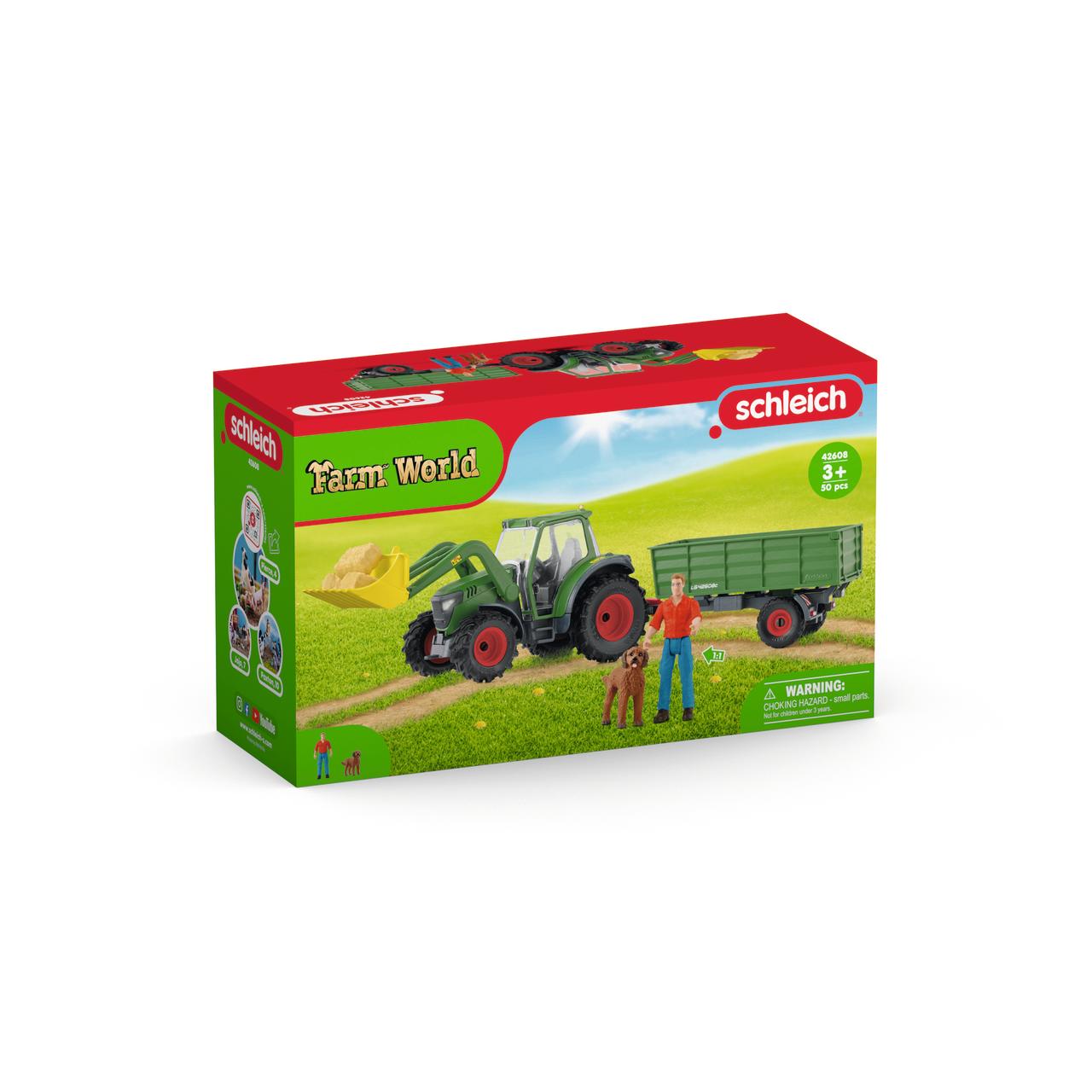 Schleich Tracteur et remorque