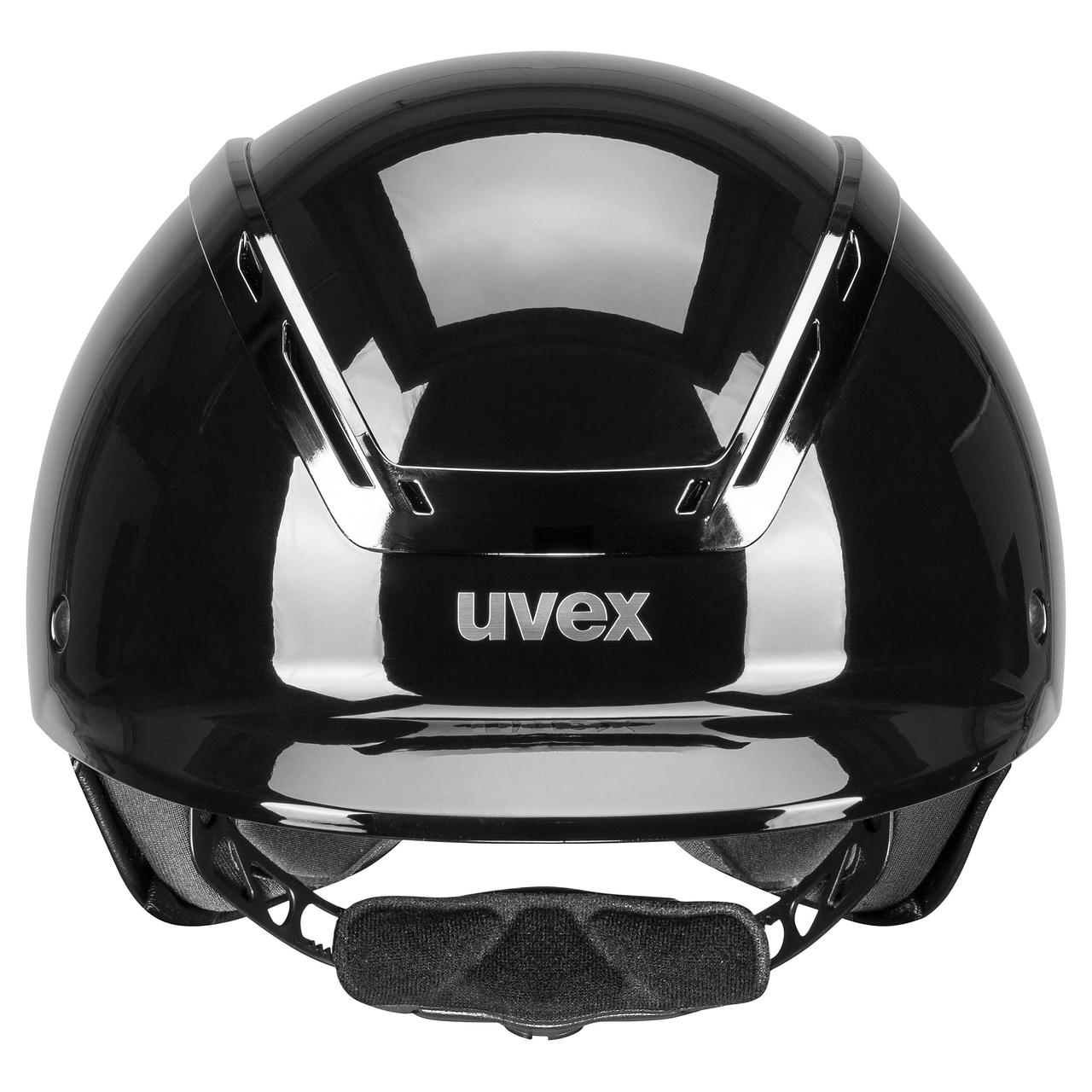 uvex Casque d'équitation exxeed shiny chrome