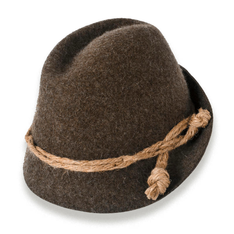 Lodenhut Manufaktur Chapeau Lodenhut SEPPO brun