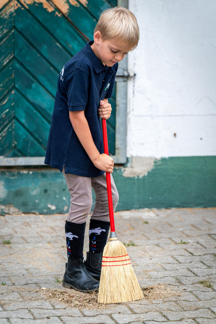 Balai en paille de riz pour enfants