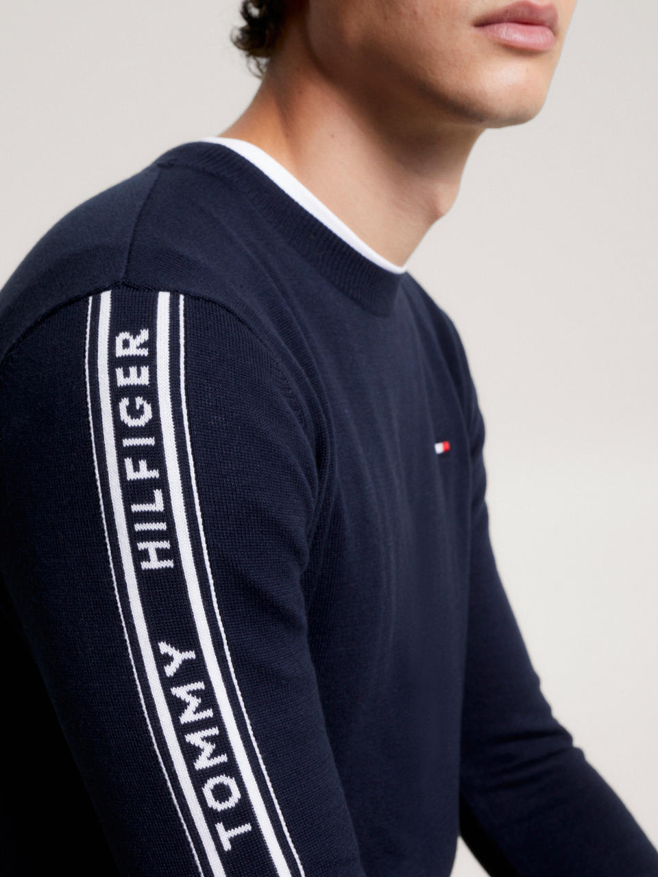 Tommy Hilfiger Pullover Seattle Jacquard Logo pour hommes