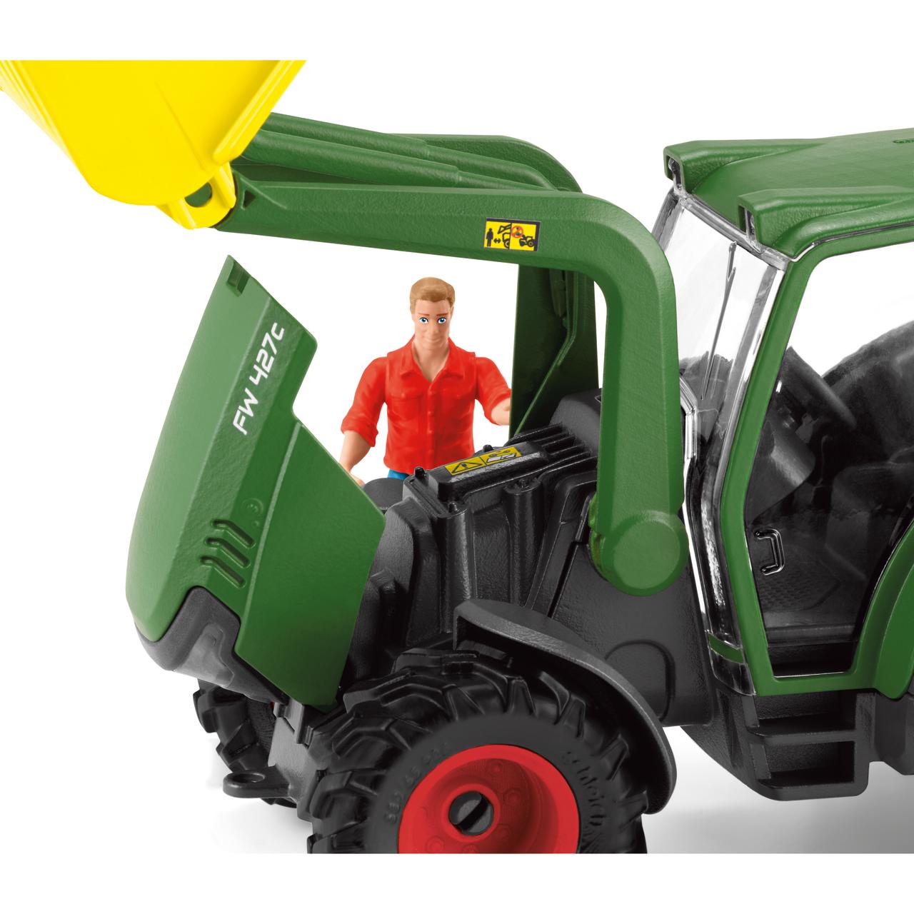 Schleich Tracteur et remorque