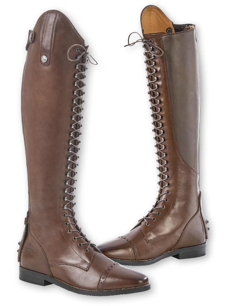 Busse Bottes d'équitation en cuir Laval - marrons