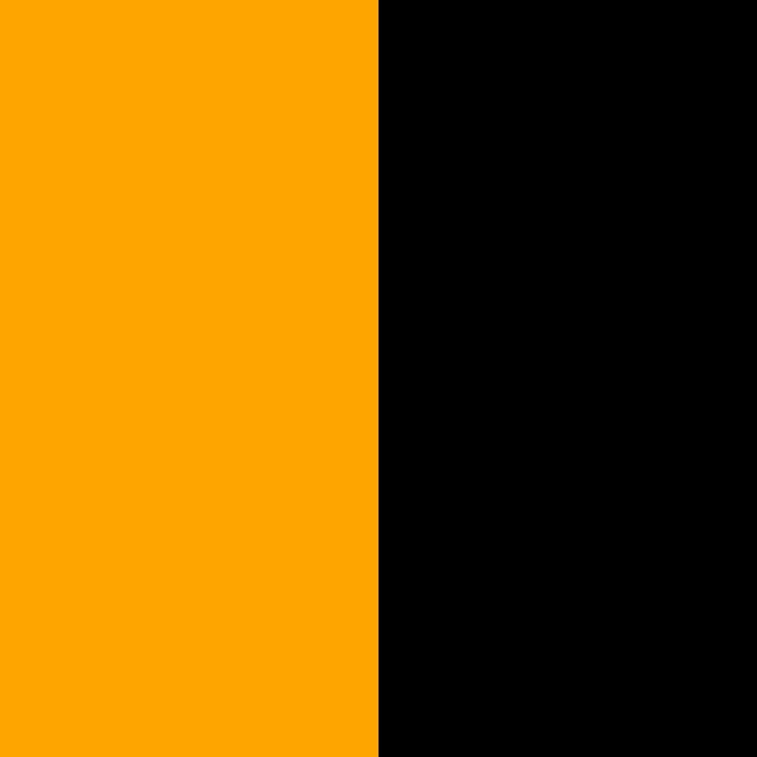 orange (bois), noir (polypropylène)