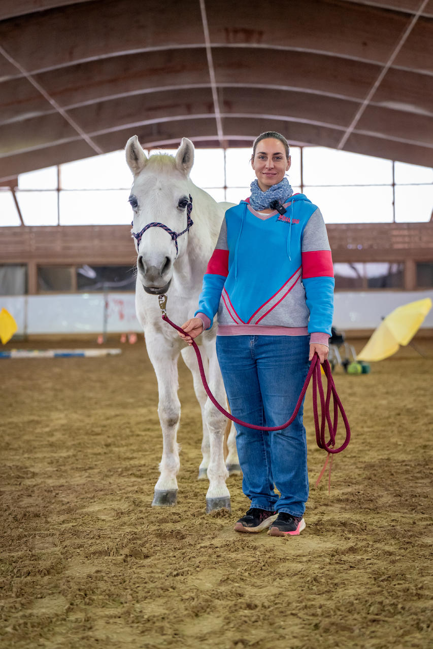 Longe Westernrope avec mousqueton anti-panique